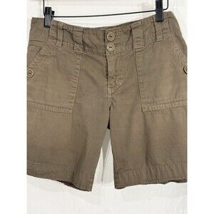 Sanctuary Olive Green Pace Walking Shorts Sz8